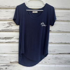 Womens short sleeve tee Gilly Hicks blue x-small